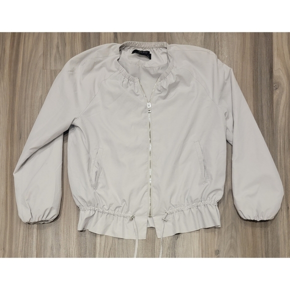 Zara Basic Outerwear Lightweight Raglan Sleeve Jacket size large - Picture 1 of 7